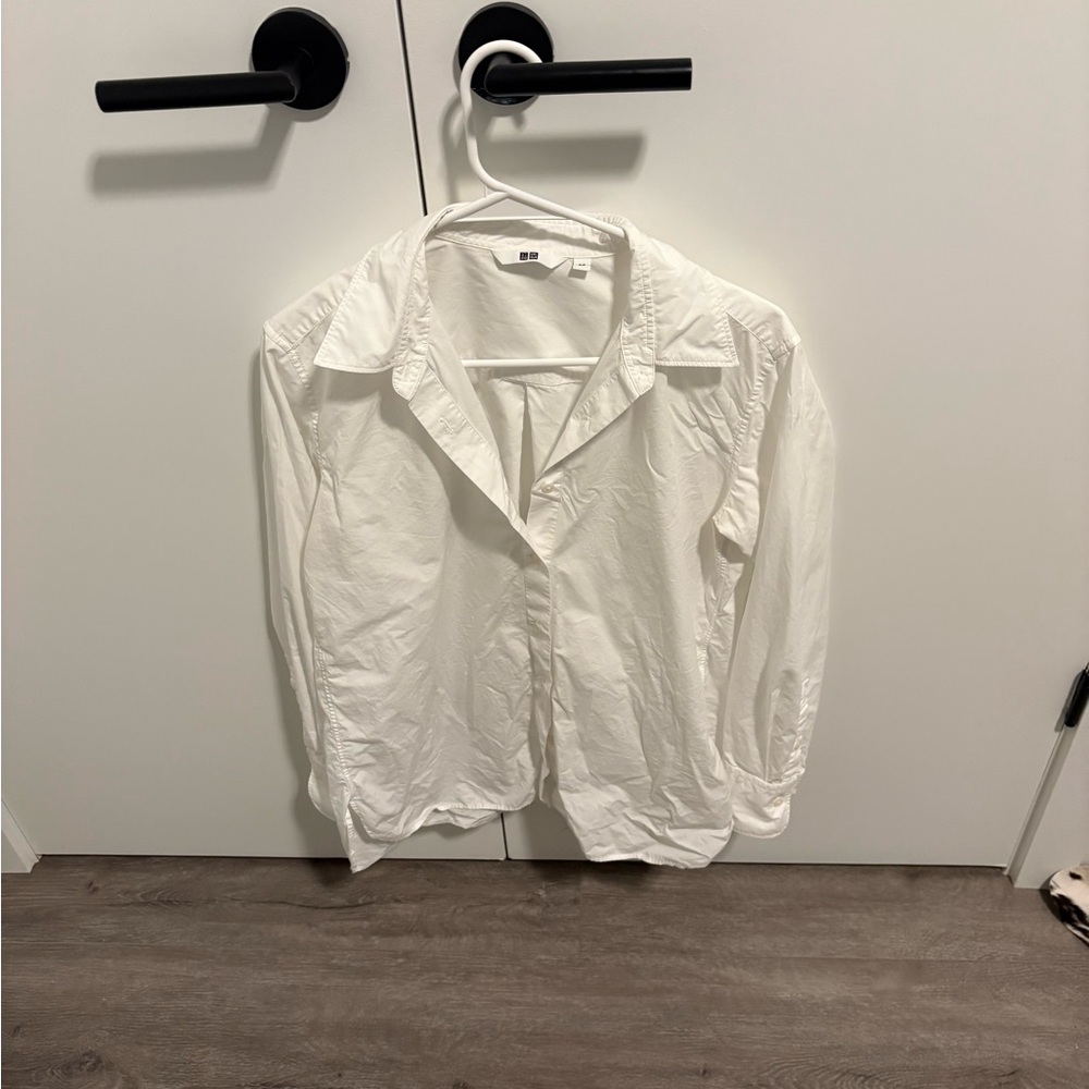 White Uniqlo button down